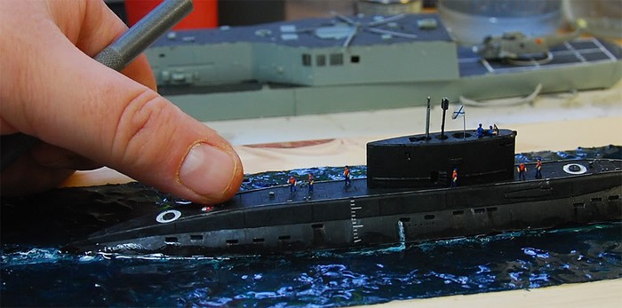Mô hình tàu ngầm lớp Kilo